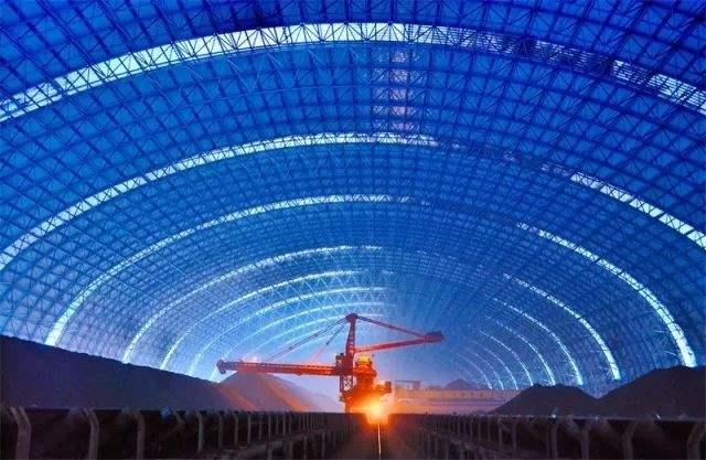 孝义亿优钢构工程师为您解析原料场封闭技术的特点和类型