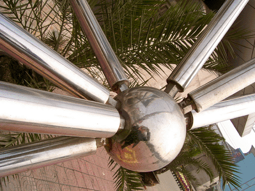 孝义不锈钢螺栓球网架